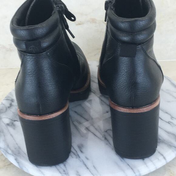 Naturalizer Black MADALINN3 Faux-Leather Booties Women's Size 9.5 - Picture 5 of 16